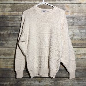 Van Heusen Vintage Oversized Cable Knit Sweater